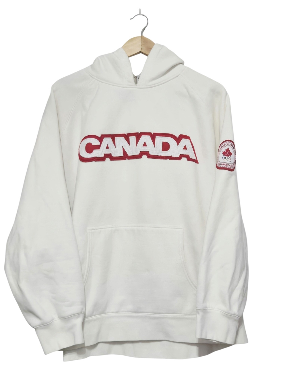 Vintage 2006 HBC Team Canada Olympic Hoodie XL White Canadian Olympic Torino